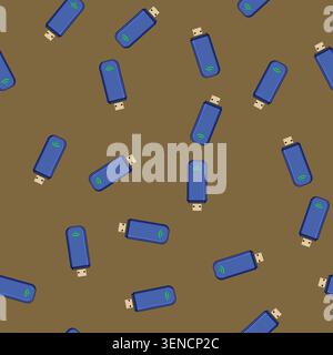 seamless pattern network 5g modem cartoon. train router, wifi speed network 5g modem sign vector Stock Vector