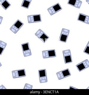 pattern hotspot travel router cartoon. device small, lightweight convenient, mobile technology hotspot travel router sign. seamless symbol vector illu Stock Vector