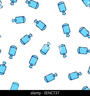 pattern agony bottle pain relief cartoon. soreness hurt, suffering throbbing, twinge cramp agony bottle pain relief sign vector Stock Vector