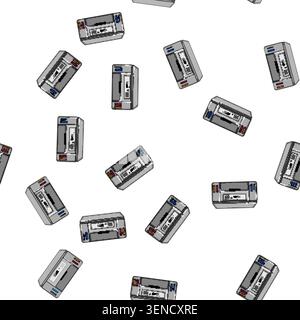 pattern machine photo printer cartoon. laser digital, document print machine photo printer sign vector Stock Vector