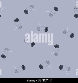 pattern cam ip camera cartoon. guard internet, equment lens, service protection cam ip camera sign. seamless vector illustration Stock Vector