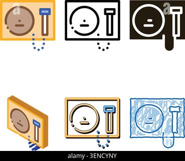 Gong Icon modern Vector. Outline Gong Sign. Isolated Contour Symbol Stock Vector