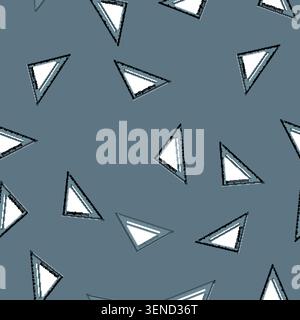 seamless pattern home ruler builder cartoon. home ruler builder sign vector Stock Vector