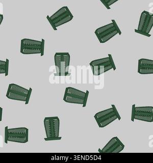 seamless pattern insecticide bug spray color icon vector. insecticide bug spray sign. isolated symbol illustration Stock Vector