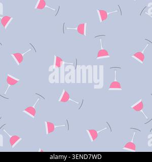 pattern glass cocktail glasses cartoon. drink bar, wine martini, liquor party glass cocktail glasses sign. seamless vector illustration Stock Vector