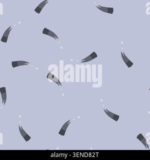pattern norse viking horn cartoon. pagan drinking, scandinavia axe, berserker longship norse viking horn sign. seamless vector illustration Stock Vector