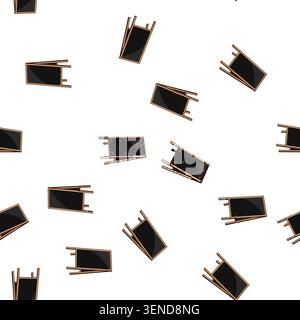 pattern blackboard outdoor chalkboard cartoon. restaurant wooden, chalk black, blank stand blackboard outdoor chalkboard sign vector Stock Vector