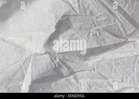 crumpled paper texture.  tissue background. Stock Photo
