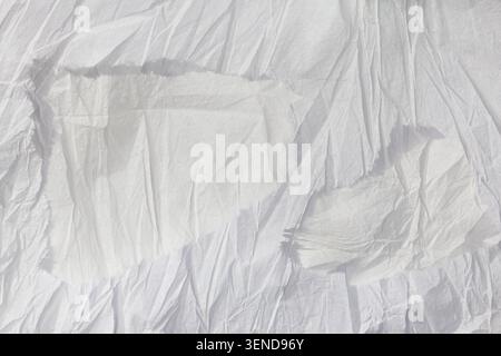 crumpled paper texture.  tissue background. Stock Photo