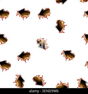 pattern gui fire game button cartoon. menu kit, play bar, spaceship robot gui fire game button sign vector Stock Vector