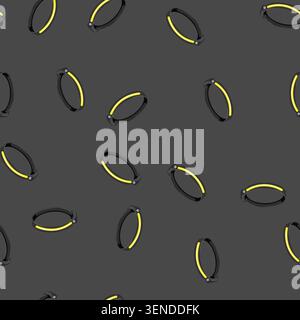 seamless pattern hiiking headlamp flashlight cartoon. hiiking headlamp flashlight sign vector Stock Vector