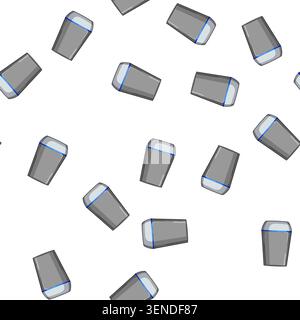pattern home smart speaker cartoon. home smart speaker sign vector Stock Vector