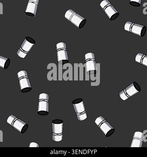 seamless pattern installation faucet aerator cartoon. attachment spray, stream restrictor, adapter conservation installation faucet aerator sign vecto Stock Vector