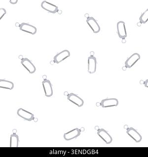 pattern gold clasp jewelry cartoon. hook claw, buckle jewellery, bag snap gold clasp jewelry sign. seamless symbol vector illustration Stock Vector