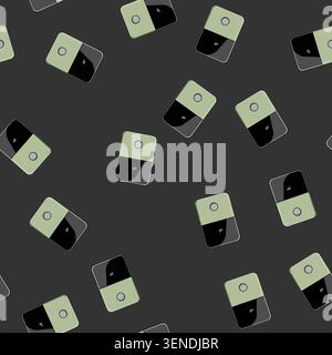 seamless pattern train 5g modem cartoon. router wifi, speed internet train 5g modem sign vector Stock Vector
