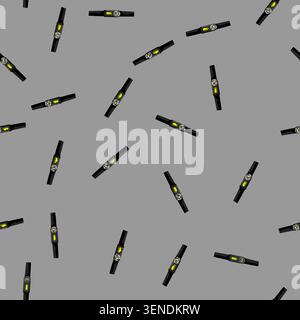 seamless pattern head headlamp flashlight cartoon. head headlamp flashlight sign vector Stock Vector