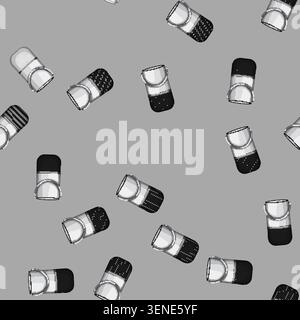 seamless pattern control smart speaker cartoon. control smart speaker sign vector Stock Vector
