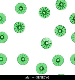 pattern stretch silicone food cover cartoon. reusable lid, seal airtight, durable ecofriendly stretch silicone food cover sign vector Stock Vector