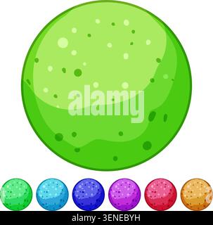 Indian gulab jamun sweet dessert icon portraying a round fried dumpling, traditionally soaked in syrup, representing classic asian culinary traditions Stock Vector