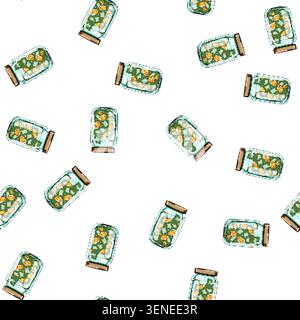 pattern save coin jar cartoon. bank business, growth glass, economy cash save coin jar sign vector Stock Vector