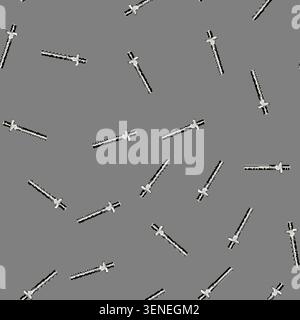 seamless pattern measure ruler builder cartoon. measure ruler builder sign vector Stock Vector