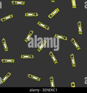 seamless pattern power smoothie blender cartoon. speed capacity, motor blades, durable efficient power smoothie blender sign vector Stock Vector