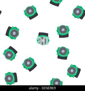 pattern efficiency water circulation pump cartoon. motor impeller, plumbing installation, maintenance energy efficiency water circulation pump sign. s Stock Vector