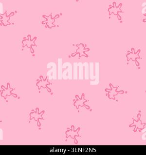 pattern sugar bubblegum cartoon. nostalgia wrapper, classic sticky, fun childhood sugar bubblegum sign. seamless vector illustration Stock Vector