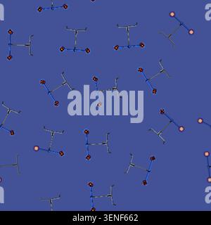 seamless pattern rifle shooting target cartoon. bullseye black, silhouette aim rifle shooting target sign vector Stock Vector