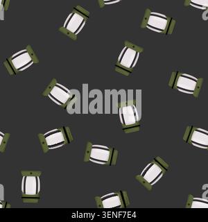 seamless pattern protection bug spray color icon vector. protection bug spray sign. isolated symbol illustration Stock Vector
