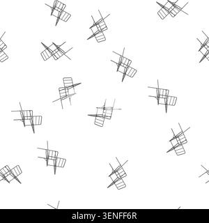 pattern household clothes drying rack cartoon. cloth domestic, dry clean, collapsible indoors household clothes drying rack sign vector Stock Vector
