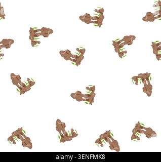 pattern underwater aquarium stone cartoon. seaweed bottom, filter goldfish, aquatic castle underwater aquarium stone sign. seamless symbol vector illu Stock Vector