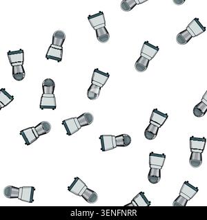 pattern juice juicer kitchen cartoon. drink healthy, fruit food juice juicer kitchen sign vector Stock Vector
