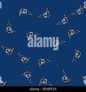 seamless pattern housework electric broom cartoon. car vacum, suction bucket, power dustpan housework electric broom sign vector Stock Vector