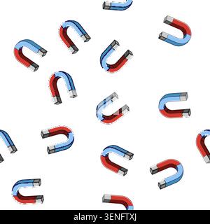 pattern lead magnet cartoon. customer people, hand business, power generation lead magnet sign vector Stock Vector