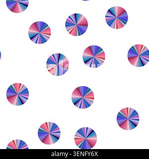 pattern Radial color burst forming a circular gradient pattern, presenting a dynamic visual illustrating diversity, connectivity, and abstract communi Stock Vector