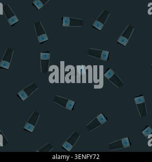 seamless pattern house ionizer air cartoon. house ionizer air sign vector Stock Vector