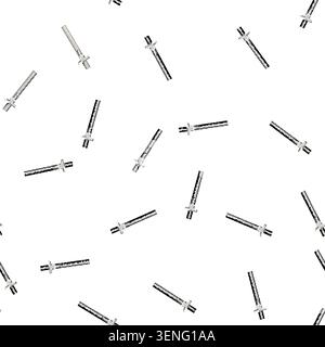 pattern measure ruler builder cartoon. measure ruler builder sign vector Stock Vector