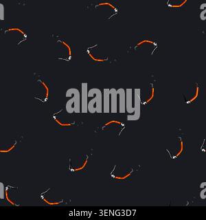 seamless pattern ax piolet ice tool cartoon. active danger, dangerous drawing, pick extreme ax piolet ice tool sign vector Stock Vector