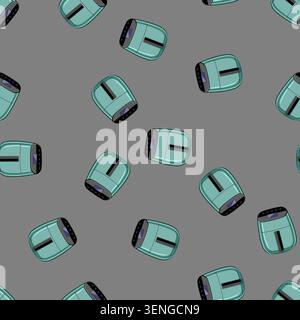 seamless pattern dinner aerogrill cooking cartoon. appliance hot, food kitchen dinner aerogrill cooking sign vector Stock Vector