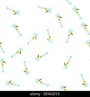 pattern marijuana bong cannabis cartoon. weed herb, smoke toke, pipe bowl marijuana bong cannabis sign. seamless symbol vector illustration Stock Vector