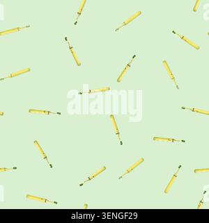seamless pattern paste tooth brush cartoon. paste tooth brush sign vector Stock Vector