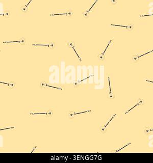 pattern neon light ring cartoon. glow circle, tripod line, blue phone neon light ring sign. seamless vector illustration Stock Vector