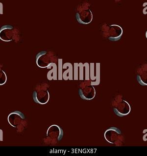 seamless pattern italian capsule coffee cartoon. italian capsule coffee sign vector Stock Vector