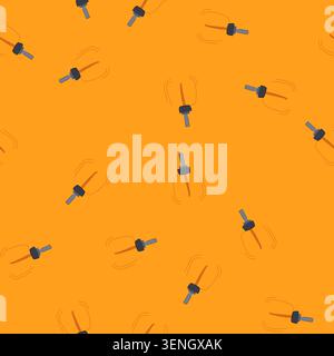 pattern gambling claw machine cartoon. play grasp, luck arm, empty robot gambling claw machine sign. seamless vector illustration Stock Vector