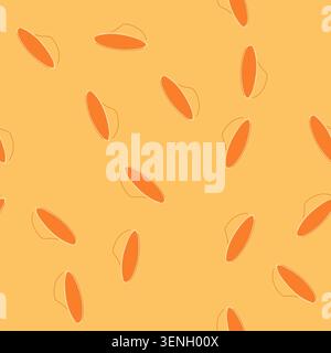 pattern plastic sauce dipping bowl cartoon. small round, square appetizer, condiment party plastic sauce dipping bowl sign. seamless vector illustrati Stock Vector