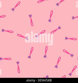 pattern shave shaver handle cartoon. machine steel, trimmer equipment, cutter nobody shave shaver handle sign. seamless vector illustration Stock Vector