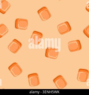 pattern sustainable ice cubes reusable cartoon. ecofriendly chillers, whiskey cooling, drinks stainless sustainable ice cubes reusable sign. seamless Stock Vector