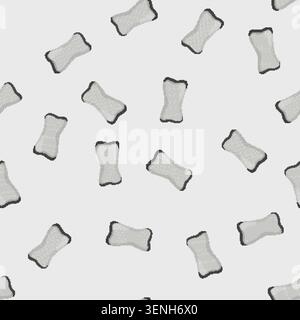seamless pattern white pillow bed color icon vector. white pillow bed sign. isolated symbol illustration Stock Vector