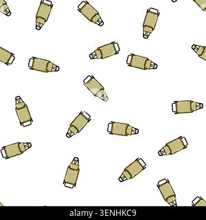 pattern wheels trolley bag cartoon. carryon spinner, lightweight expandable, cabin zipper wheels trolley bag sign vector Stock Vector